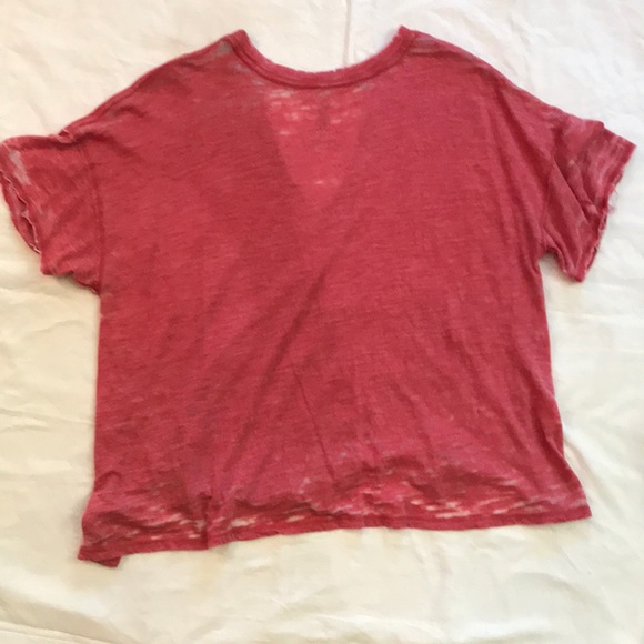 Free People Jordan Cutout Tee - Picture 3 of 4